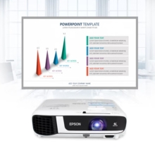 爱普生（EPSON） CB-W52投影仪 办公家用商务高清投影机 4000流明 官方标配