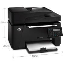 惠普（HP）M128fn黑白激光打印机 打印复印扫描传真多功能一体机 388硒鼓升级型号为1188pnw