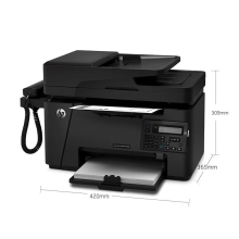 惠普（HP）M128fp黑白激光一体机 打印复印扫描传真388硒鼓 升级型号为1188pnw