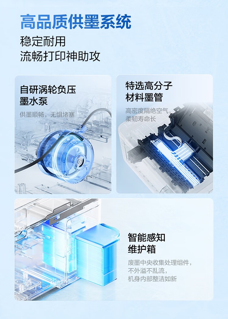 爱普生（EPSON）L8168 高端家用6色照片A4一体机 AI学习打印机（彩色触屏 自动双面 打印复印扫描 液晶屏 )