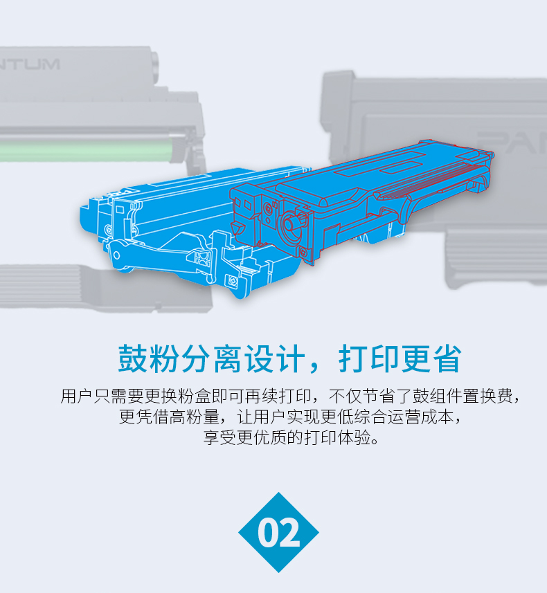 奔图（PANTUM）P3370DN打印机A4黑白激光打印机 自动双面 家用 有线网络+3年保修