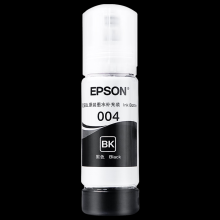 爱普生004系列T00U1原装墨水黑色单只装（适用L3558/L3556/L1258/L311X/L315X/L316X/L325X/L326X系列等）